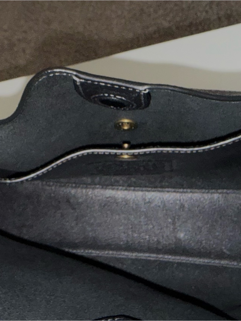 Coach Black Pebble Leather Brooklyn 28 - Picture 6 of 7